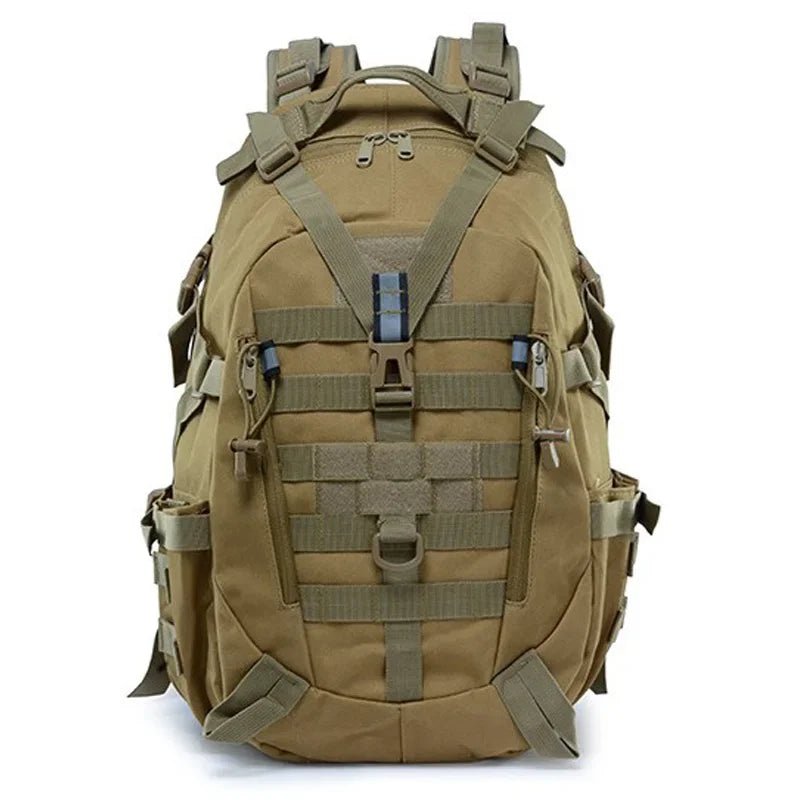 40L Camping backpack Men's Outdoor Bag Travel bag Camo Molle Hiking Backpack Hiking Outdoor reflective shoulder bag