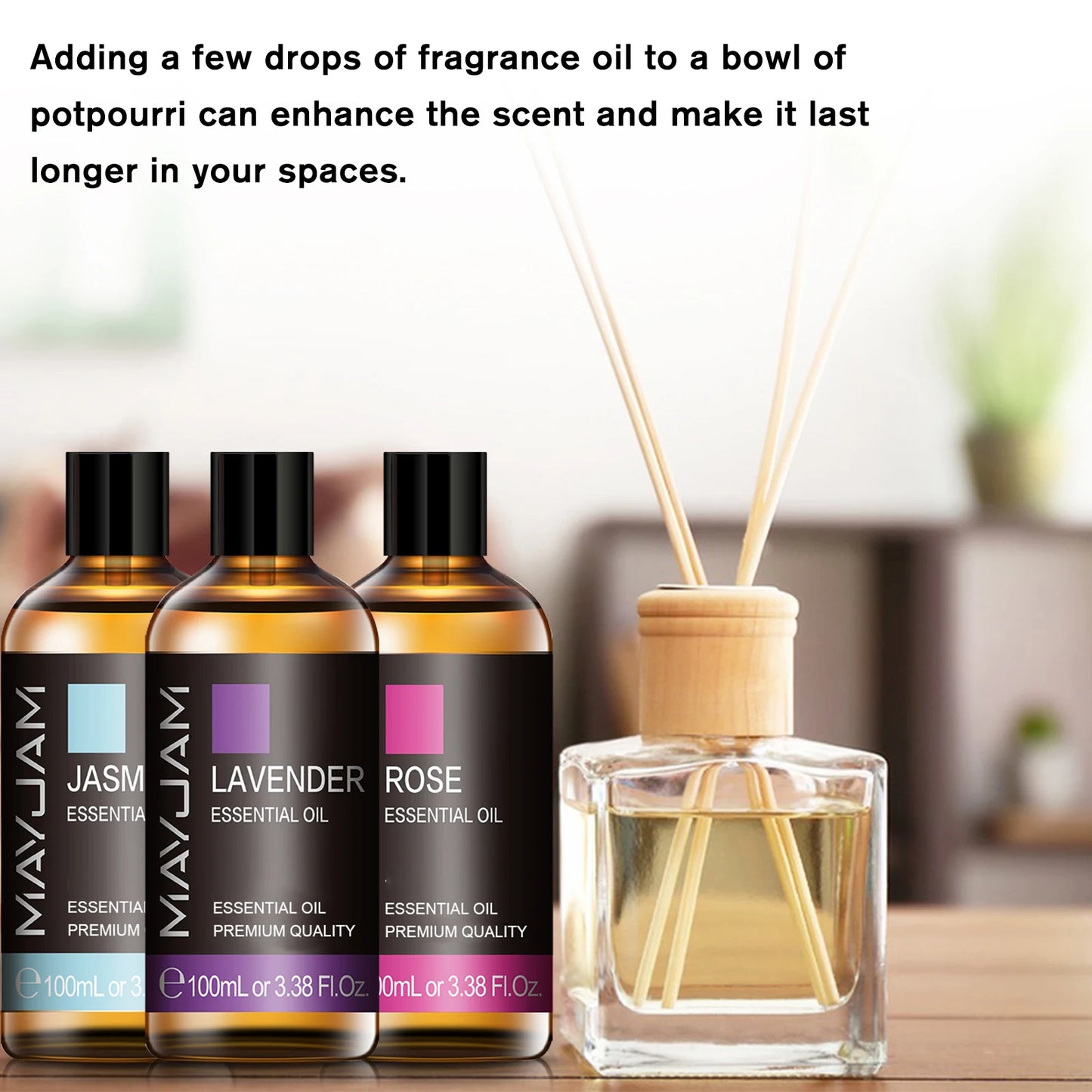 Essential Oil Diffuser Peppermint Lavender Lemongrass Essential Oils for Bath Humidifier SPA Skin Care Purify Air