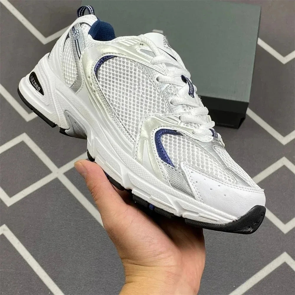 2025 NewNB 530 "sea salt "Low-Top Athleisure Shoes in Light Gray Men's and Women's Unisex Sneakers