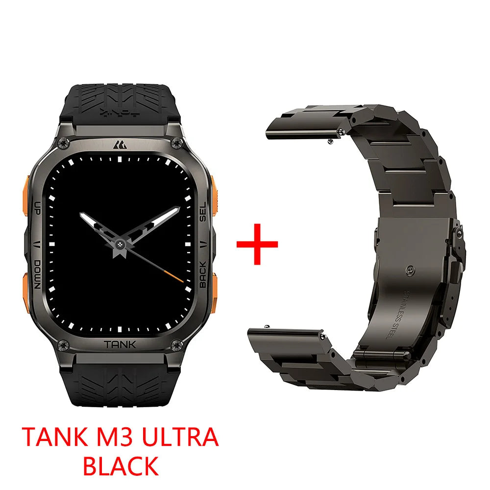GPS Smartwatches For Men Women Smartwatch 480mAh Digital Fitness AMOLED AOD Bluetooth Watches