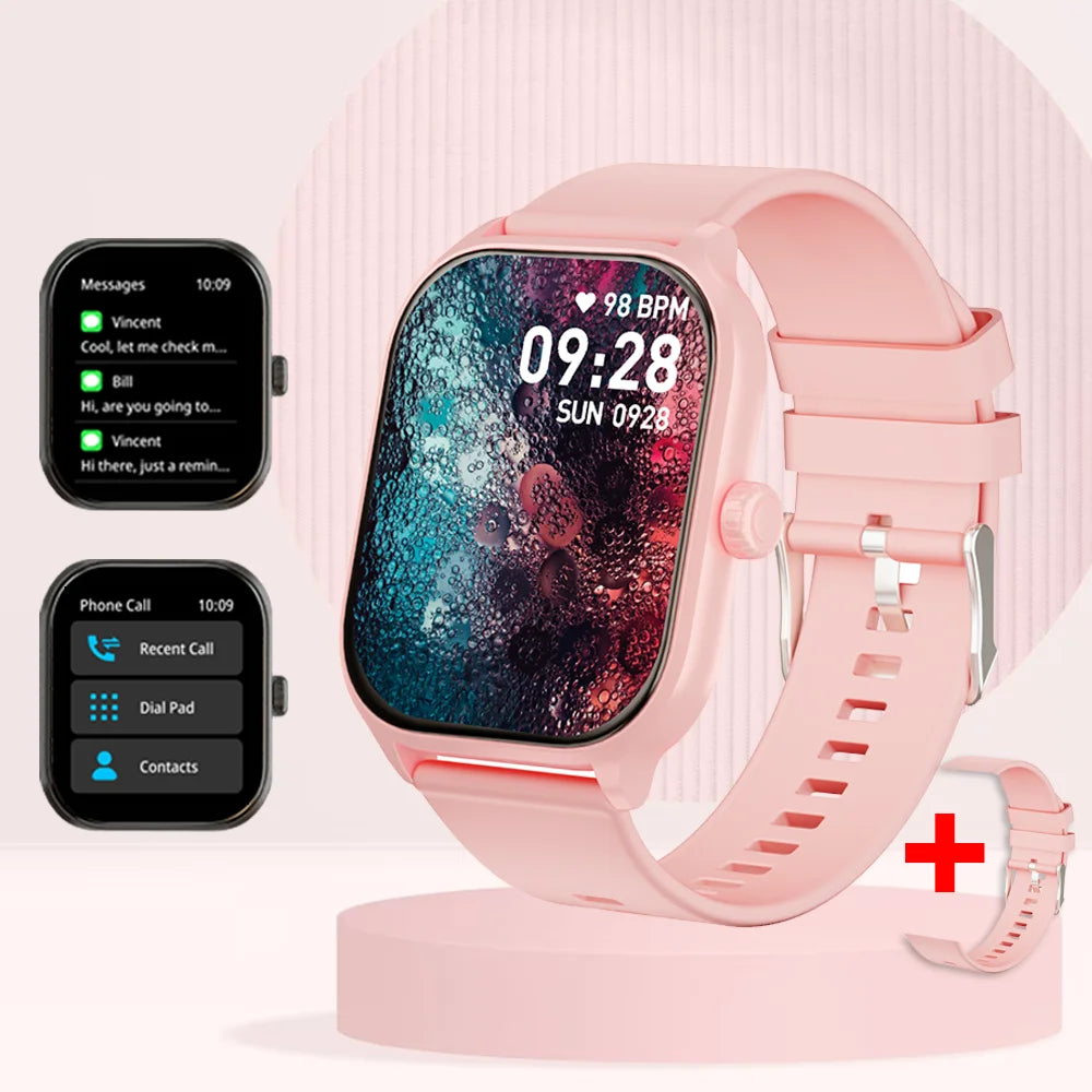 New Smart Watch Bluetooth Call/Dial Multiple Sports Modes SMS Alert IP68 Waterproof Sports Smart Watch