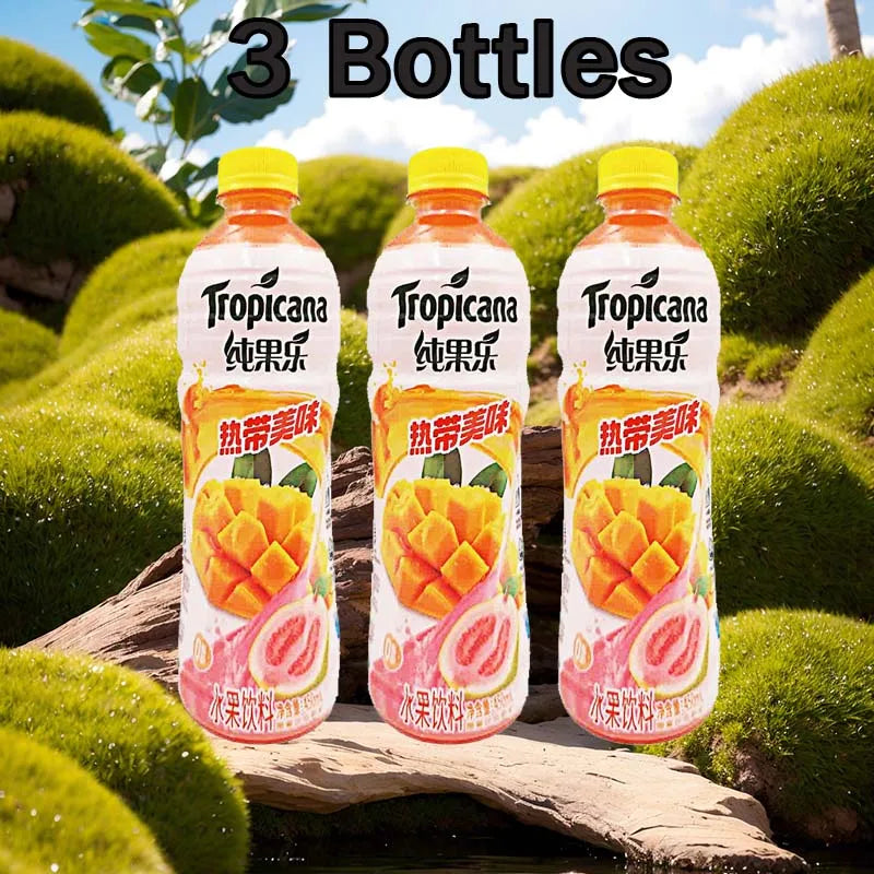 Tropicana Drinking 15.89oz(450ml)*3 bottles Compound concentrated fruit juice, mixed fruit flavored beverage