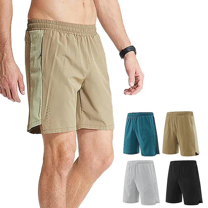 Men's Running Shorts Gym Jogging Outdoor Beach swimming trunks Fitness Sweat Pants Male Basketball Training Clothes Sportswear