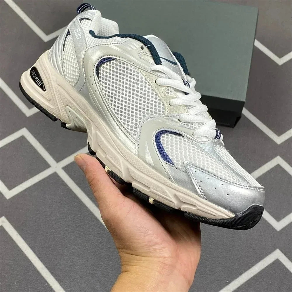 2025 NewNB 530 "sea salt "Low-Top Athleisure Shoes in Light Gray Men's and Women's Unisex Sneakers