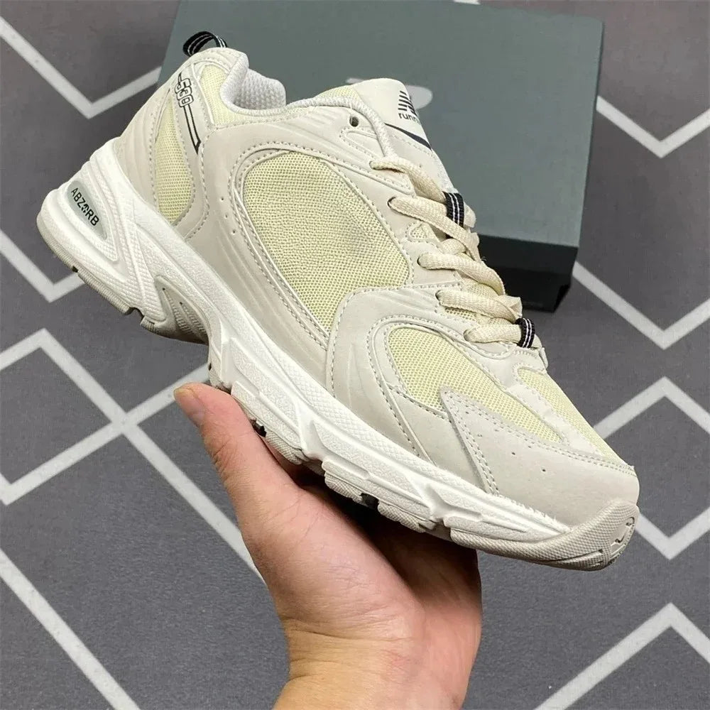 2025 NewNB 530 "sea salt "Low-Top Athleisure Shoes in Light Gray Men's and Women's Unisex Sneakers