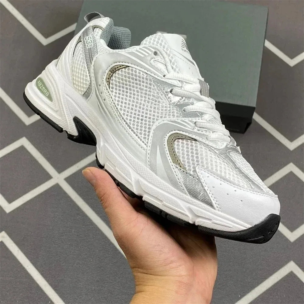 2025 NewNB 530 "sea salt "Low-Top Athleisure Shoes in Light Gray Men's and Women's Unisex Sneakers