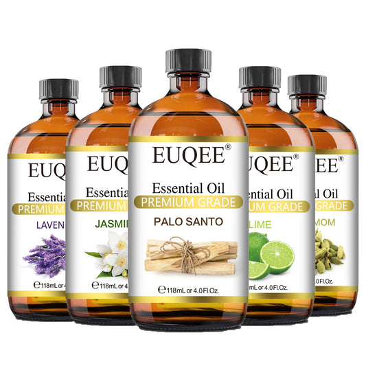 118ML Plant Essential Oils For Diffuser Palo Santo Cardamom Blue Tansy Nutmeg Marjoram Lavender Vanilla Rose Aroma Oils
