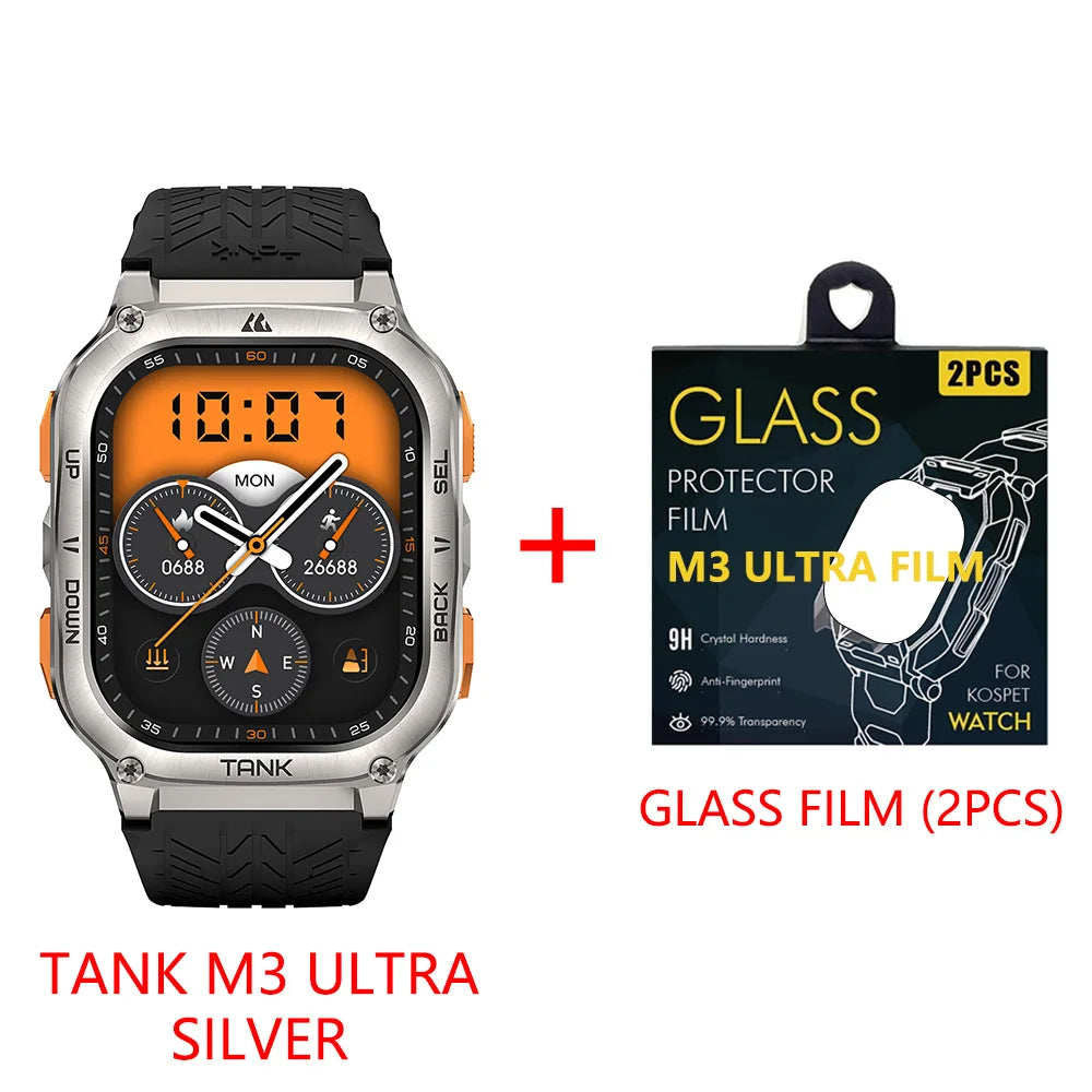 GPS Smartwatches For Men Women Smartwatch 480mAh Digital Fitness AMOLED AOD Bluetooth Watches