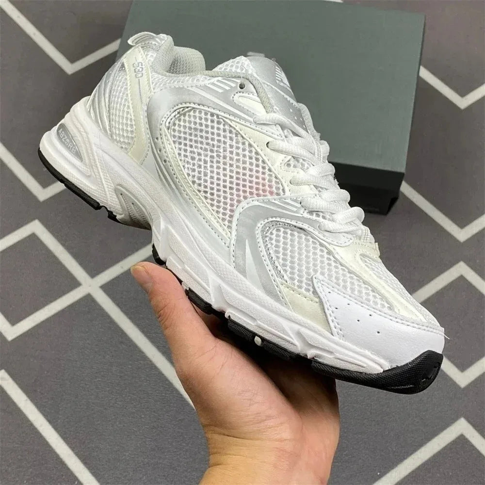 2025 NewNB 530 "sea salt "Low-Top Athleisure Shoes in Light Gray Men's and Women's Unisex Sneakers