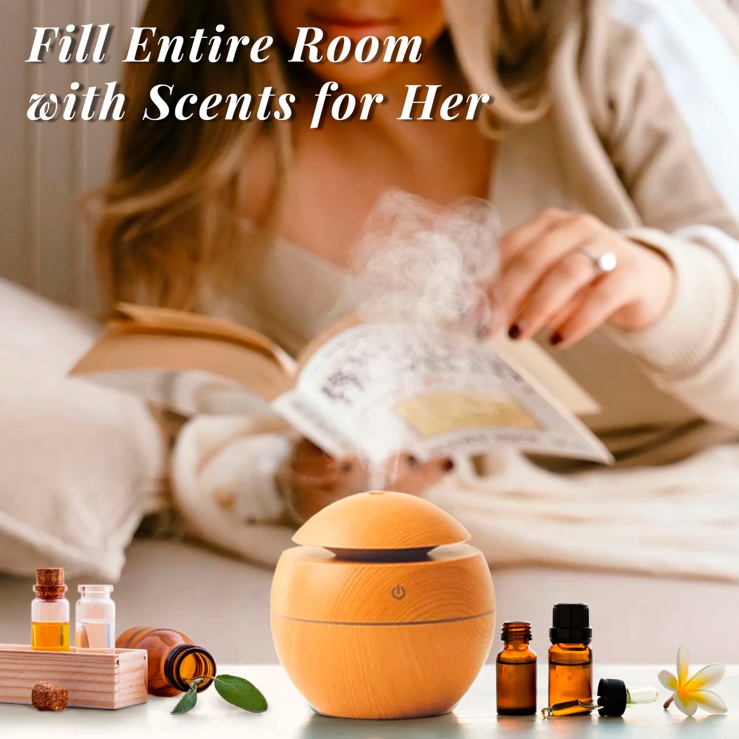 Fragrance Oils Set-Women Theme | TOP 6 Gift Set Use for Aromatherapy,Diffuser,Humidifier,Candles | Car,Home,hotel,Travel