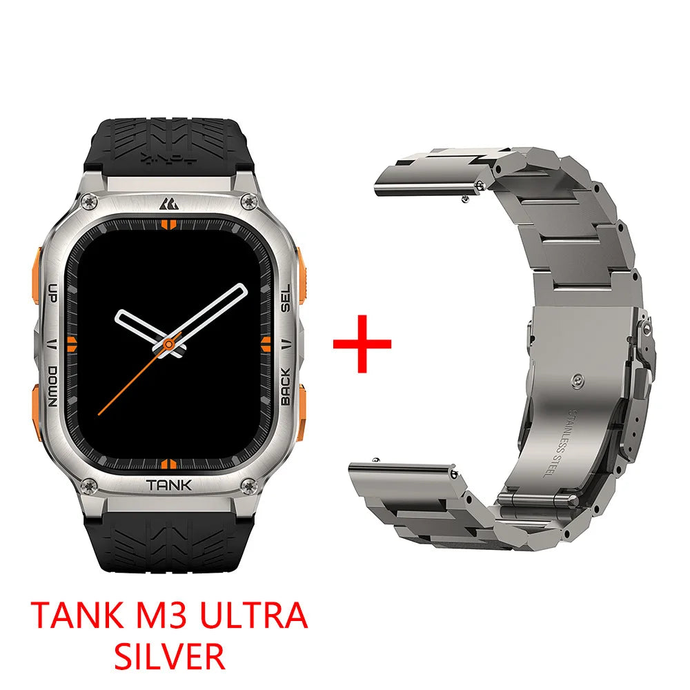 GPS Smartwatches For Men Women Smartwatch 480mAh Digital Fitness AMOLED AOD Bluetooth Watches