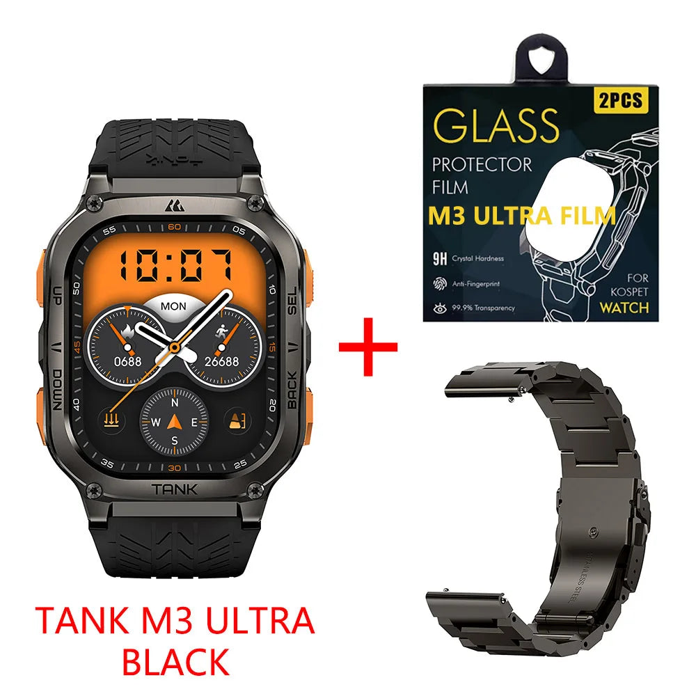 GPS Smartwatches For Men Women Smartwatch 480mAh Digital Fitness AMOLED AOD Bluetooth Watches
