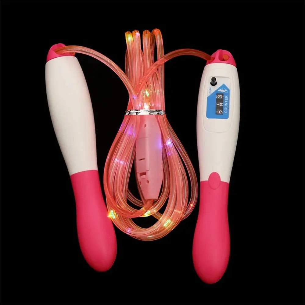 Luminous LED Jump Ropes Enhance Flexibility Fun Fitness Glowing Skipping Rope Colorful Coordination Light Up Jump Ropes