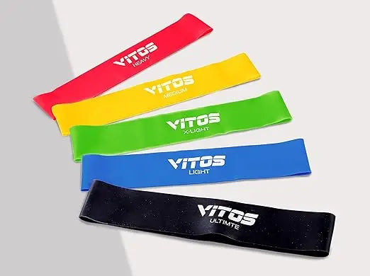 Resistance Bands Set - Exercise Bands for Working Out, Leg Exercises Elastic Stretch Bands