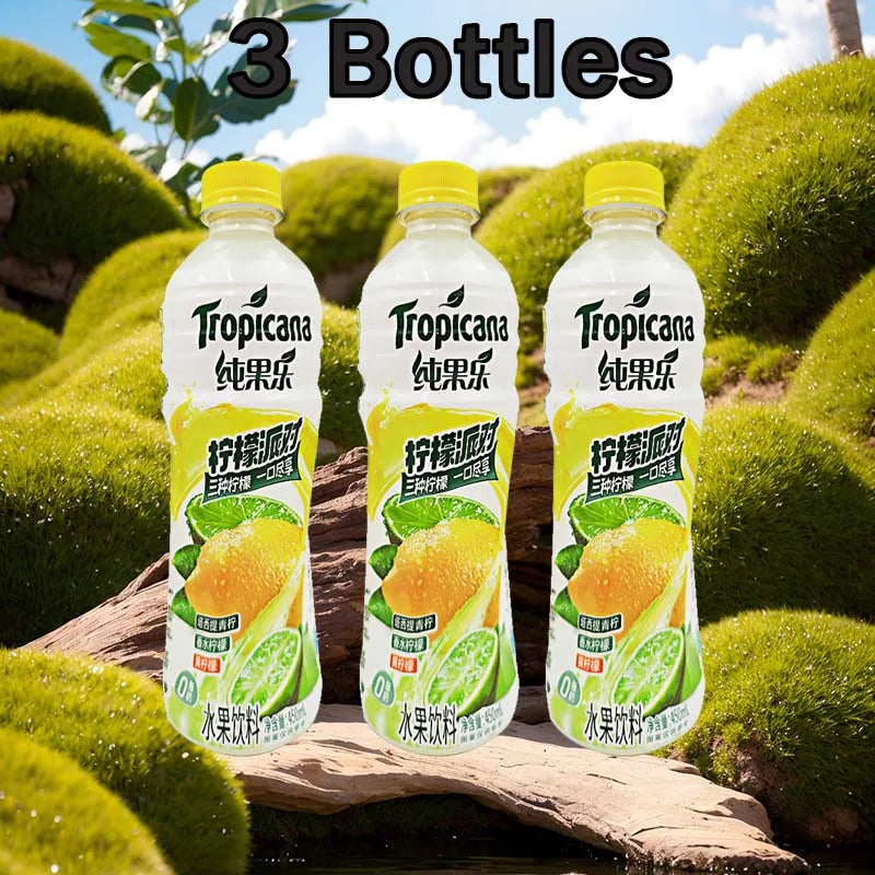 Tropicana Drinking 15.89oz(450ml)*3 bottles Compound concentrated fruit juice, mixed fruit flavored beverage