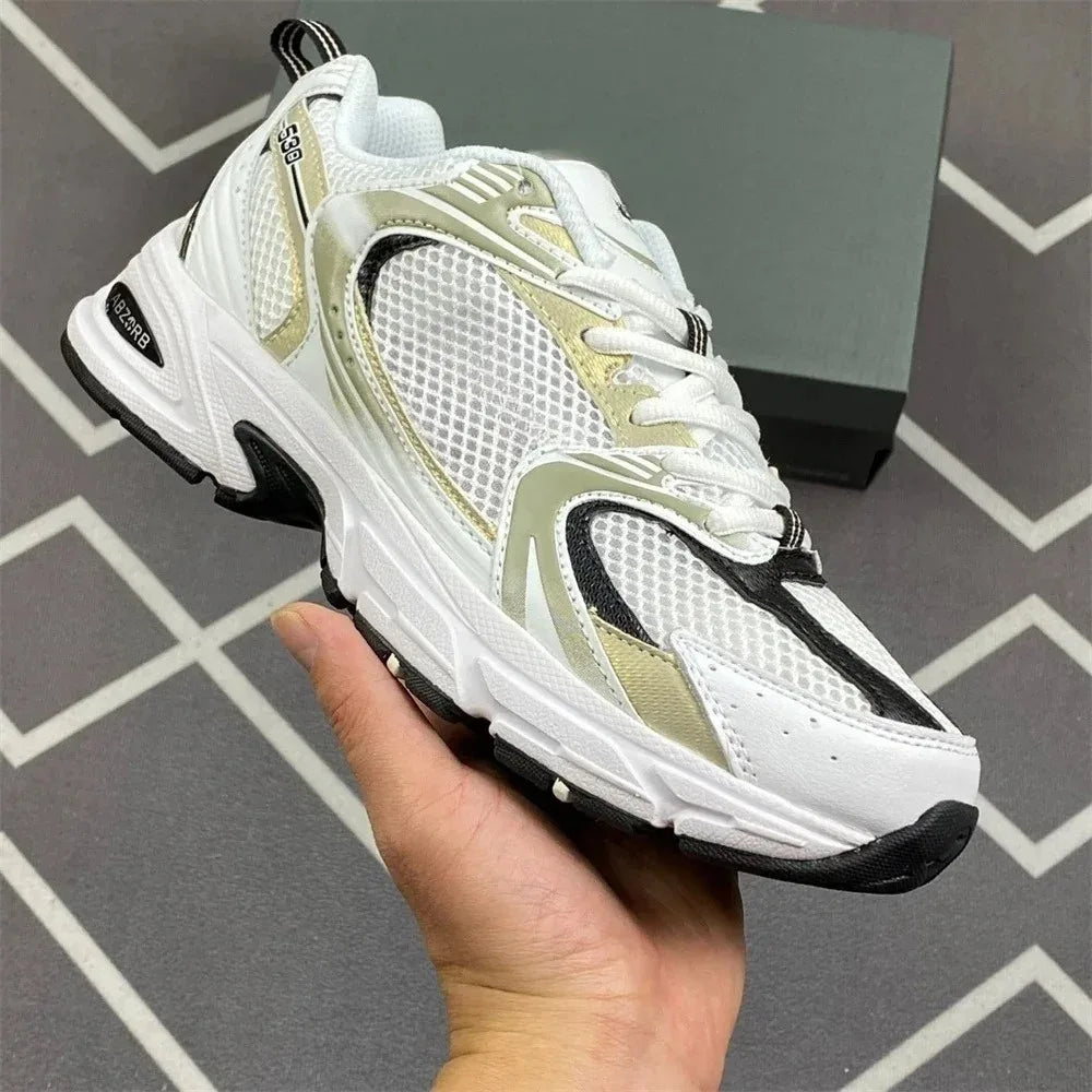 2025 NewNB 530 "sea salt "Low-Top Athleisure Shoes in Light Gray Men's and Women's Unisex Sneakers