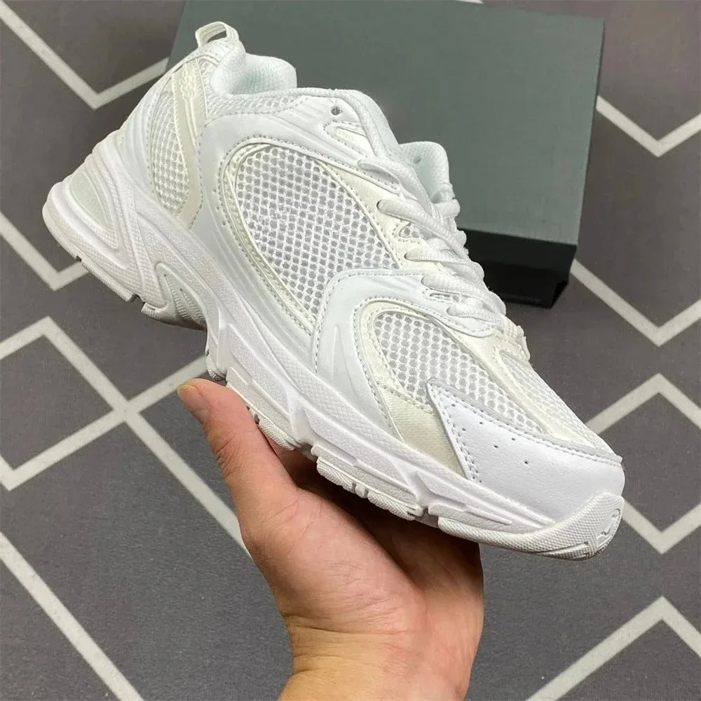 2025 NewNB 530 "sea salt "Low-Top Athleisure Shoes in Light Gray Men's and Women's Unisex Sneakers