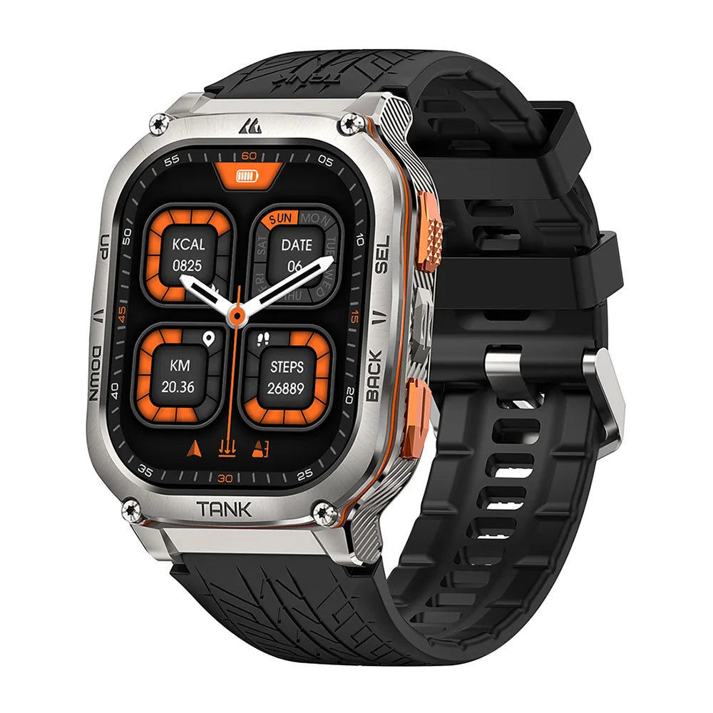 GPS Smartwatches For Men Women Smartwatch 480mAh Digital Fitness AMOLED AOD Bluetooth Watches