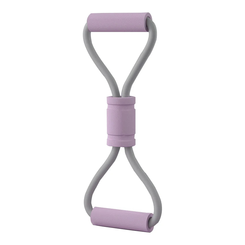 Figure 8 Resistance Bands, Multi-Function 8 Shaped Resistance Band, Resistance Band Elastic, for Home Gym, Training, Stretching.