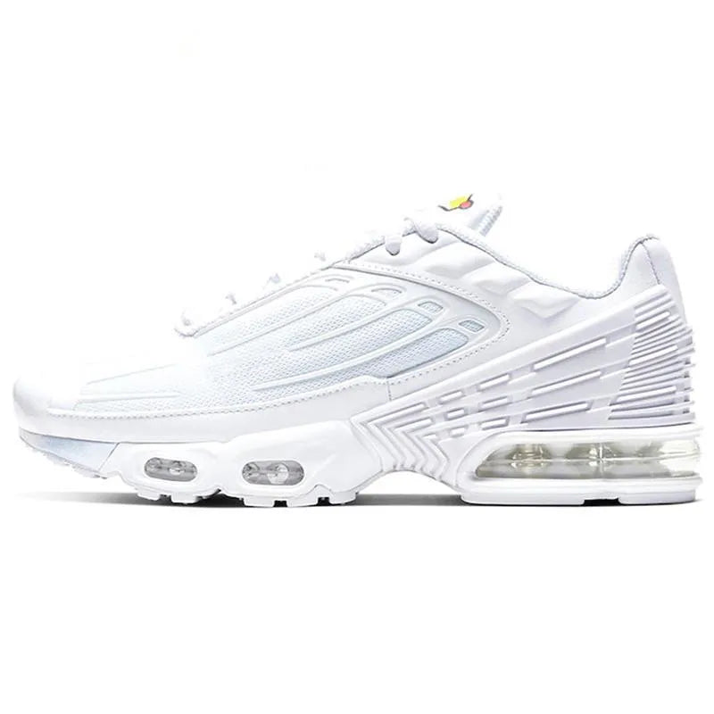 2025 TN PLUS 3 New Silver Black Outdoor Breathable Comfortable Sneakers Women Men Running Shoes 36-46