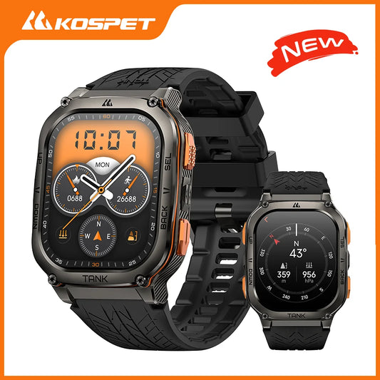GPS Smartwatches For Men Women Smartwatch 480mAh Digital Fitness AMOLED AOD Bluetooth Watches