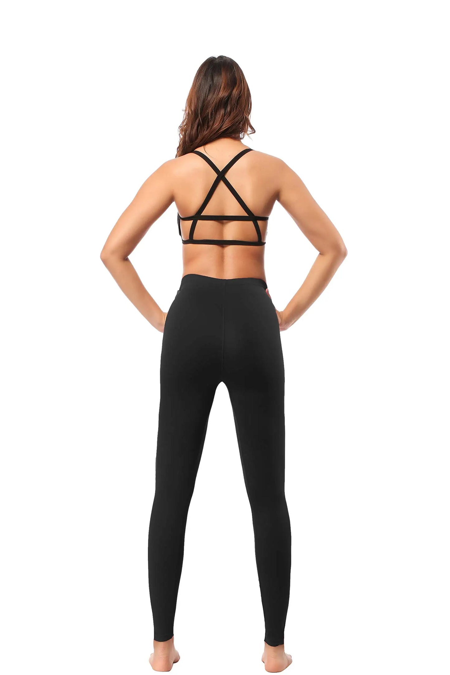 7 Pack Leggings for Women Butt Lift Low Waisted Tummy Control Slimming Black No See-Thru Yoga Pants Workout Running