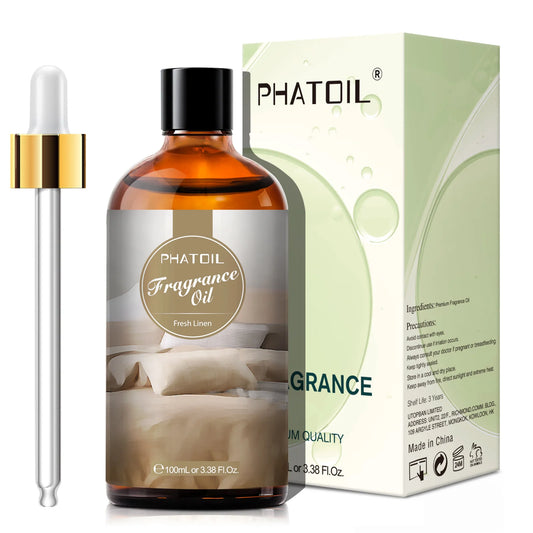 100ml  White Musk Fragrance Essential Oil  Fresh Linen Honeysuckle Peach Orange Blossom for Aroma Candle Soap Making