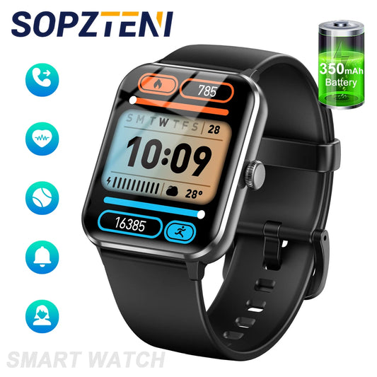 R50 Bluetooth Call Smart Watch 1.85'' HD Display Fitness Sport Watch Heart Health Sleep Monitoring Fitness Men Women Watches