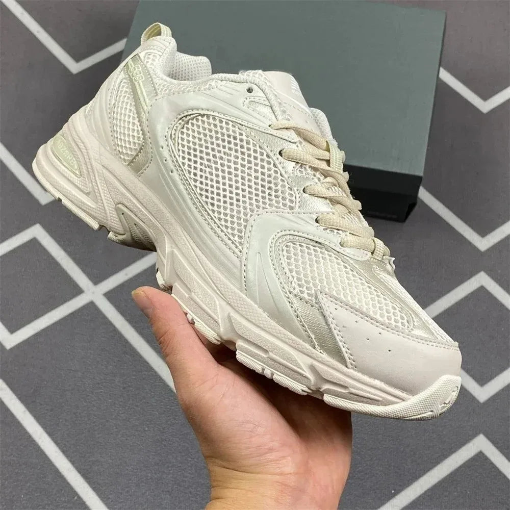 2025 NewNB 530 "sea salt "Low-Top Athleisure Shoes in Light Gray Men's and Women's Unisex Sneakers