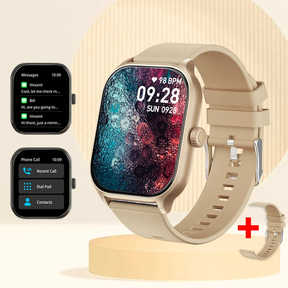 New Smart Watch Bluetooth Call/Dial Multiple Sports Modes SMS Alert IP68 Waterproof Sports Smart Watch