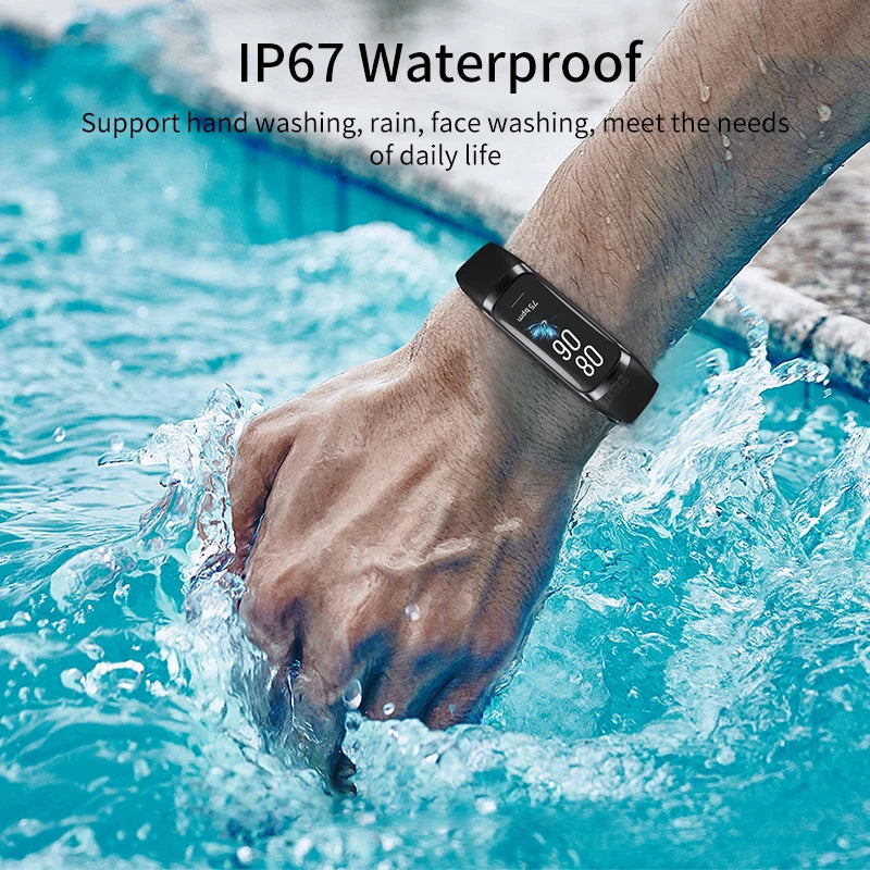 Smart Watch Men 2025 Smart Band Women Heart Rate Blood Smartwartch Waterproof Smart Bracelet Sport Fitness Tracker
