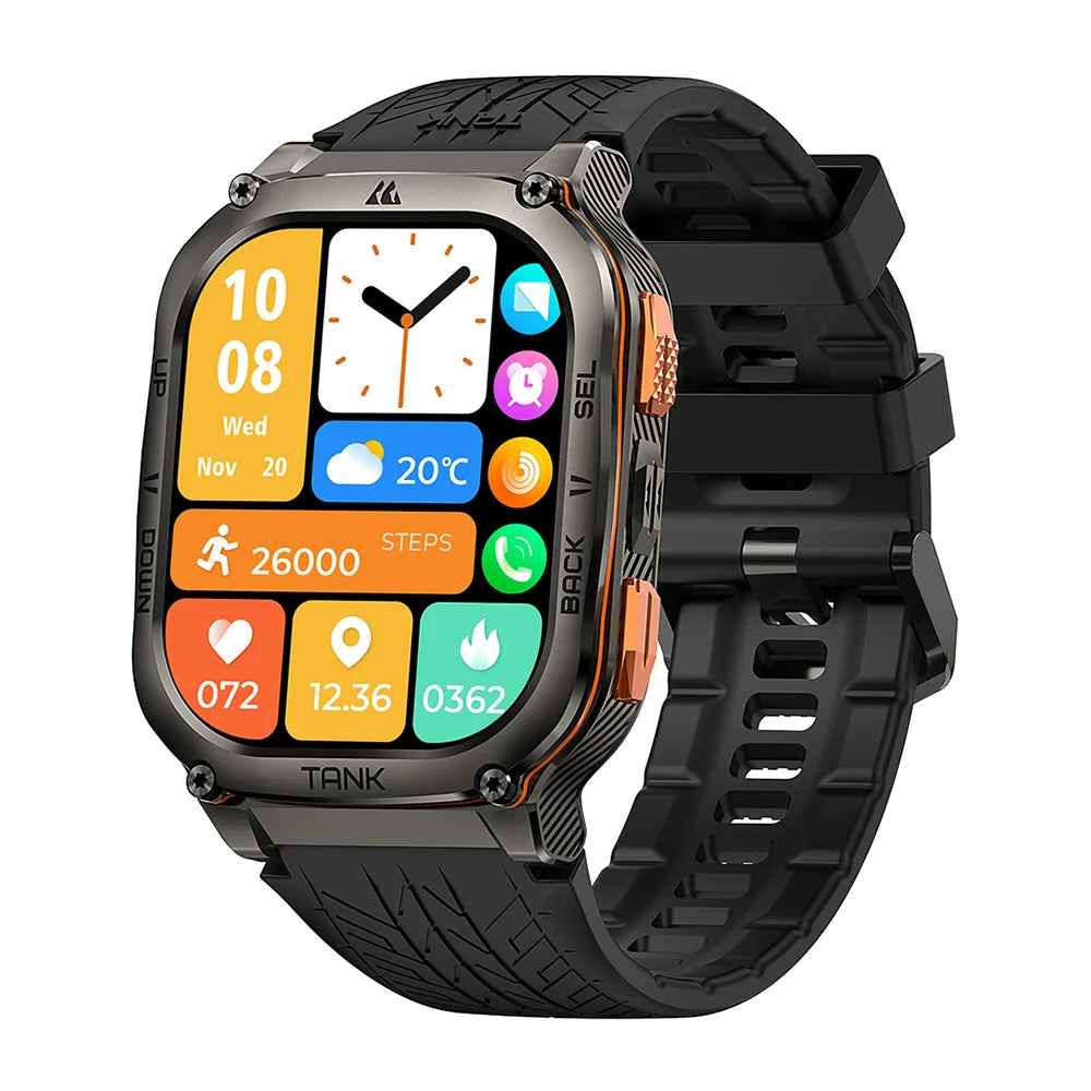 GPS Smartwatches For Men Women Smartwatch 480mAh Digital Fitness AMOLED AOD Bluetooth Watches