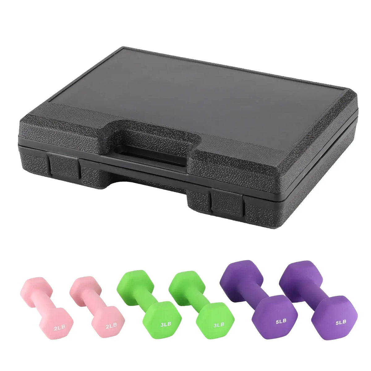 Dumbbell Set for Women and Men, Neoprene Dumbbell Free Hand Weight Set for Home Gym, Packed in Pairs