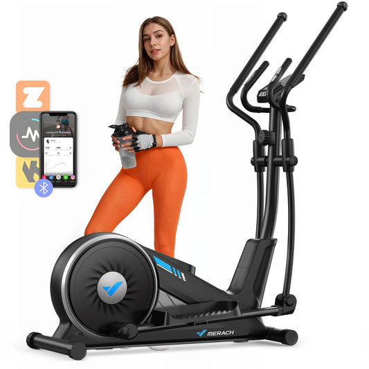 Elliptical Machine Elliptical Machine Home Hyper-Quiet Magnetic Drive System 16Levels Adjustable Resistance MERACH App