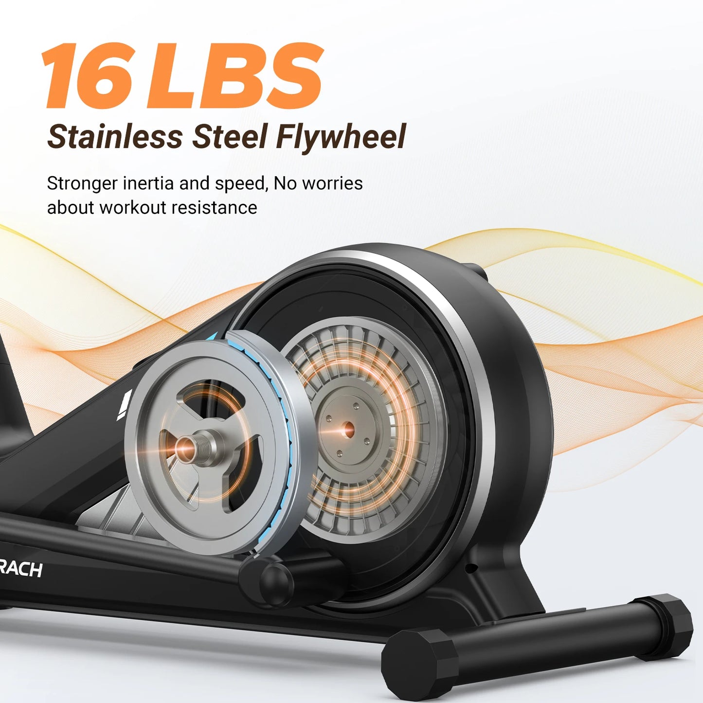 Elliptical Machine Elliptical Machine Home Hyper-Quiet Magnetic Drive System 16Levels Adjustable Resistance MERACH App