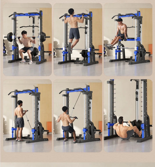 Smith machine squat flat bench Integrated training machine multifunctional Fitness equipment exercise gym Home Sport workout