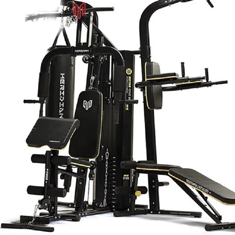 Gym Multi-Person Fitness Combination To Strengthen Thickening Strength Training Pull-Down Bench Press Barge Equipment