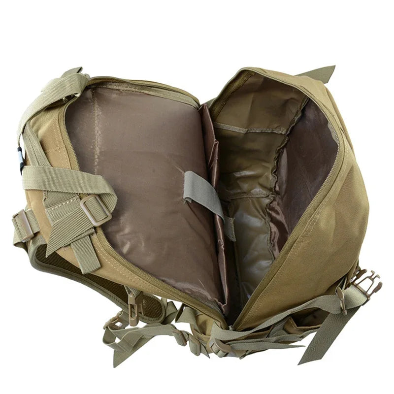 40L Camping backpack Men's Outdoor Bag Travel bag Camo Molle Hiking Backpack Hiking Outdoor reflective shoulder bag