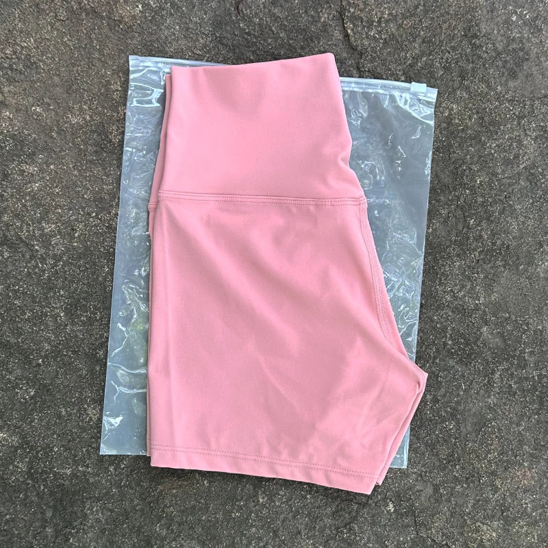 Women High Waist Biker Shorts High Elastic Slim Fit Butt Lift Yoga Shorts For Gym Running Workout Fitness Activewear