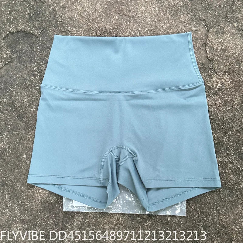 Women High Waist Biker Shorts High Elastic Slim Fit Butt Lift Yoga Shorts For Gym Running Workout Fitness Activewear