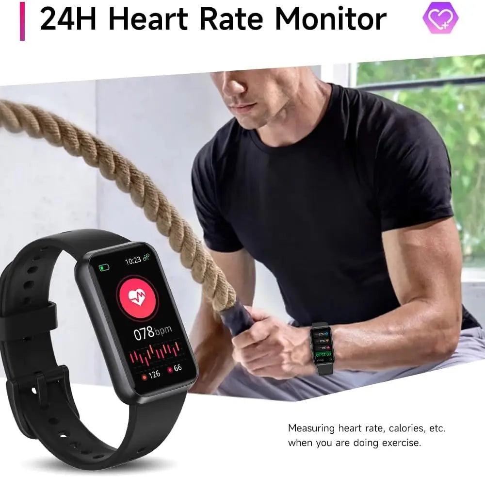 Fitness Trackers with Blood Oxygen, Heart Rate & Sleep Monitor - Smart Band for iOS/Android