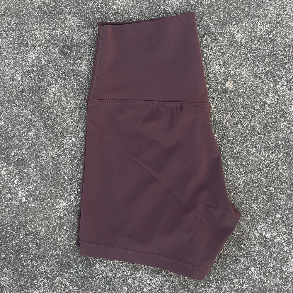 Women High Waist Biker Shorts High Elastic Slim Fit Butt Lift Yoga Shorts For Gym Running Workout Fitness Activewear
