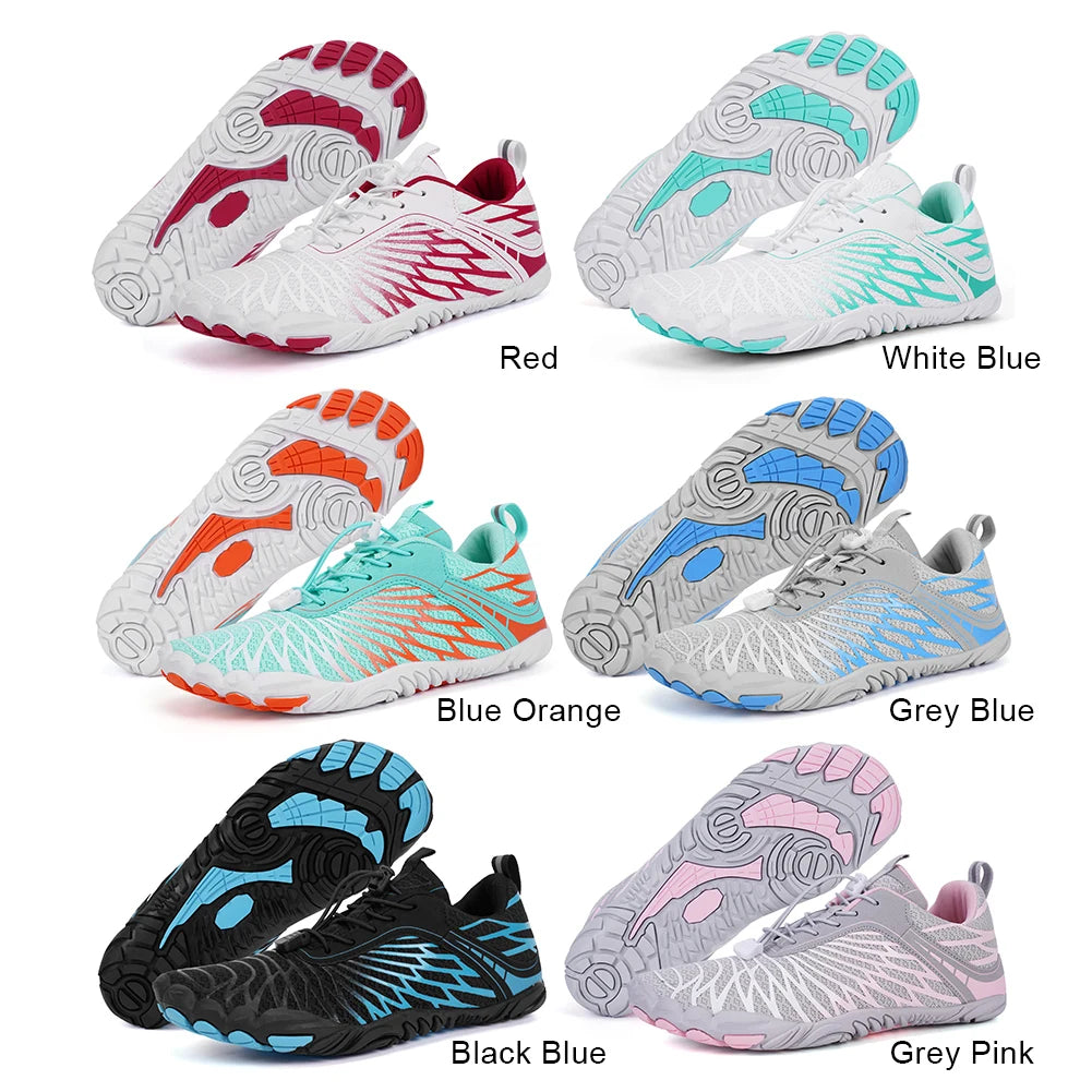 Water Shoes Breathable Barefoot Beach Shoes Quick Drying Soft Diving Sneakers Non Slip Swimming Surfing Shoes for Water Sports