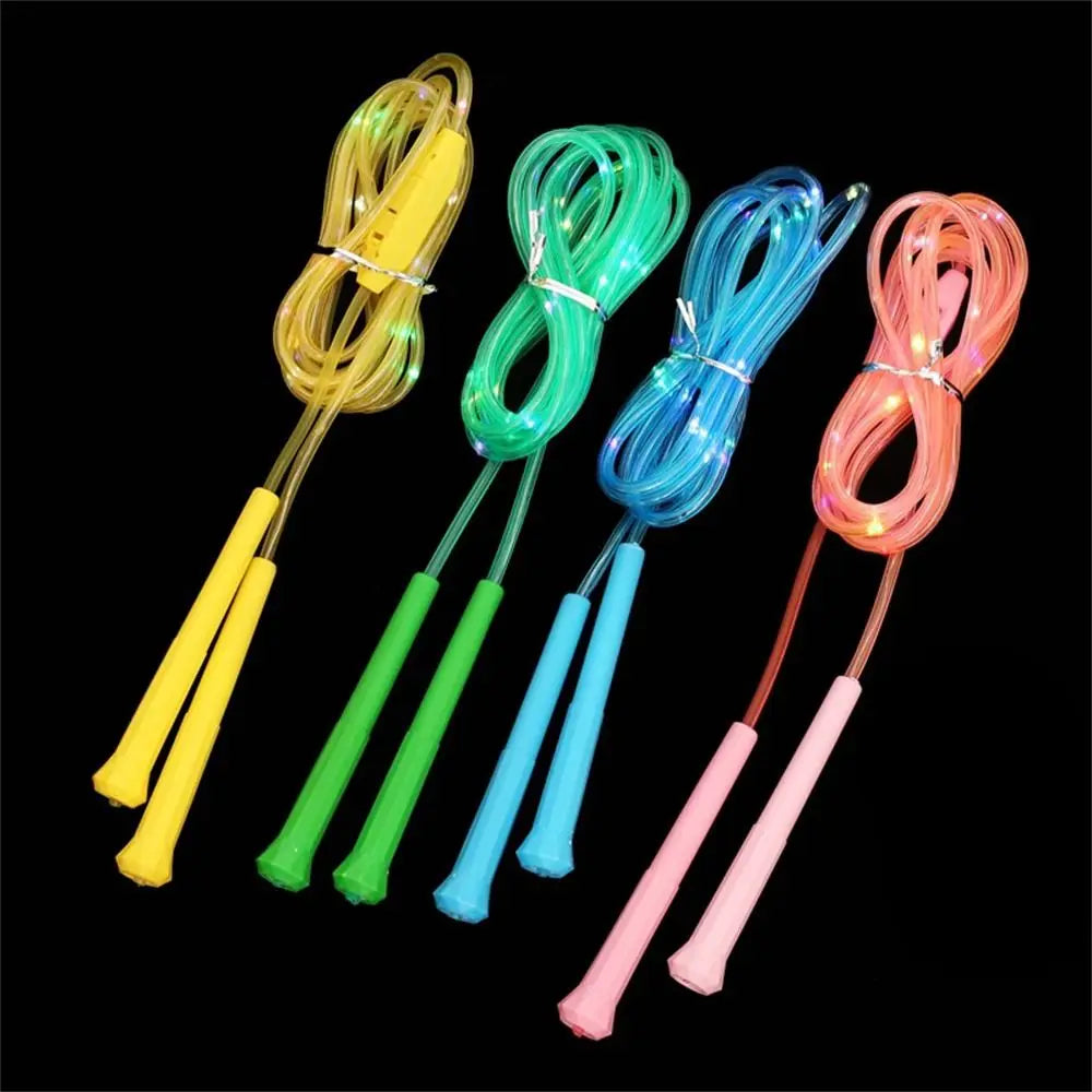 Luminous LED Jump Ropes Enhance Flexibility Fun Fitness Glowing Skipping Rope Colorful Coordination Light Up Jump Ropes