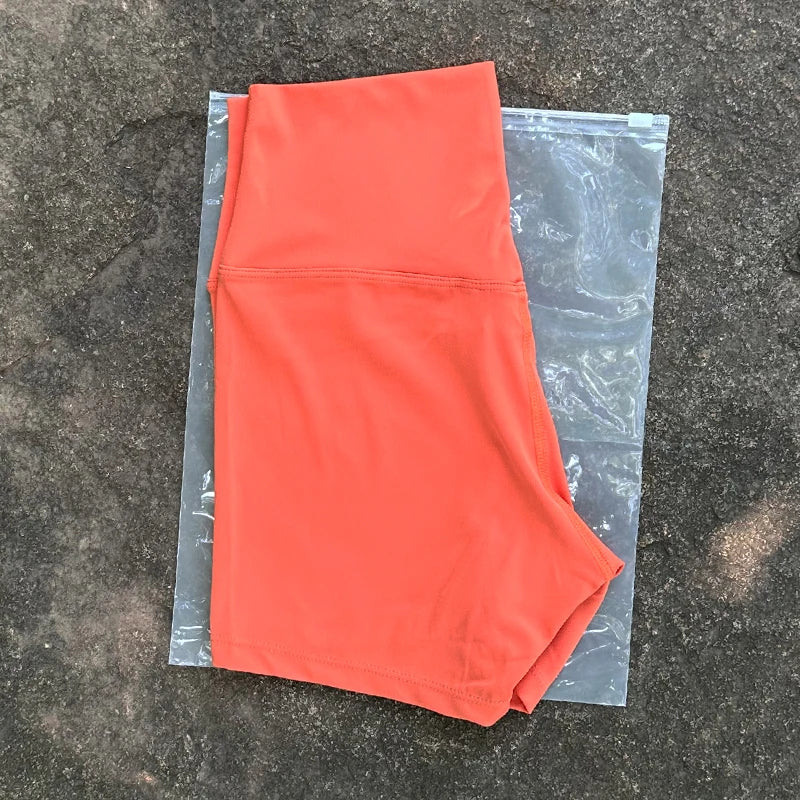 Women High Waist Biker Shorts High Elastic Slim Fit Butt Lift Yoga Shorts For Gym Running Workout Fitness Activewear