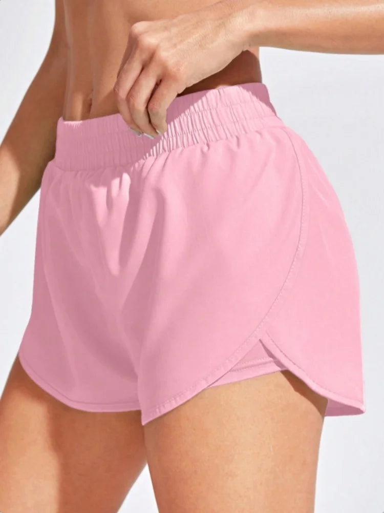 Women Elastic Yoga Biker Shorts Short Leggings For Ladies Gym Running Workout Fitness Sport Shorts Active Sportswear