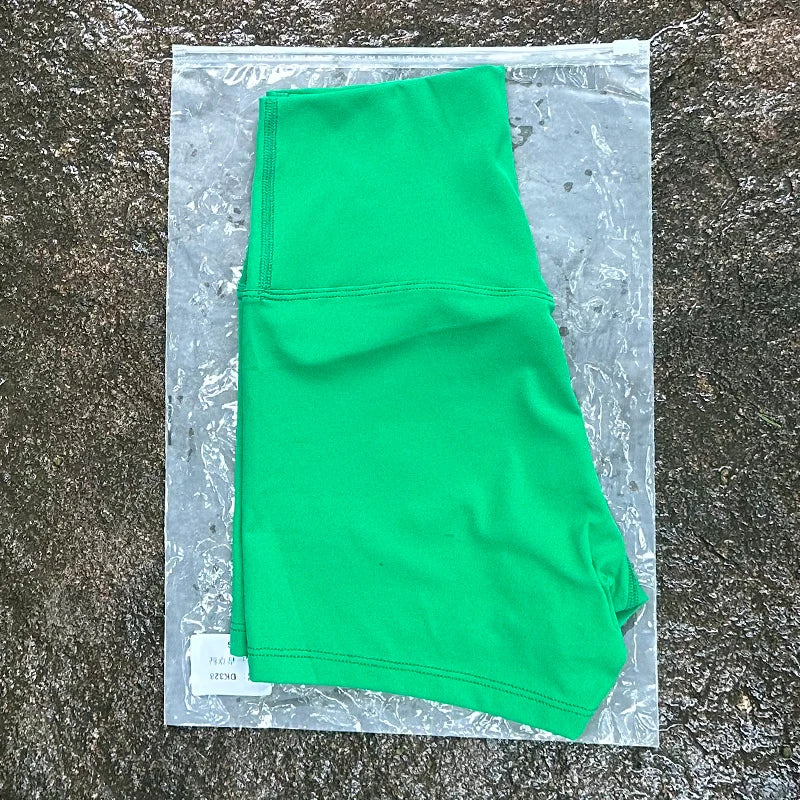 Women High Waist Biker Shorts High Elastic Slim Fit Butt Lift Yoga Shorts For Gym Running Workout Fitness Activewear