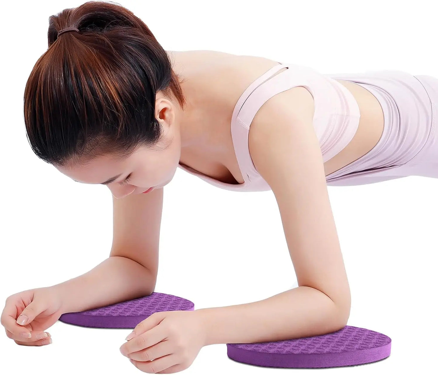 2-Pack TPE Yoga Knee Pads & Exercise Mat - Extra Thick Non-Slip Support for Plank, Push-Up, Kneeling, Pilates & Floor Workouts