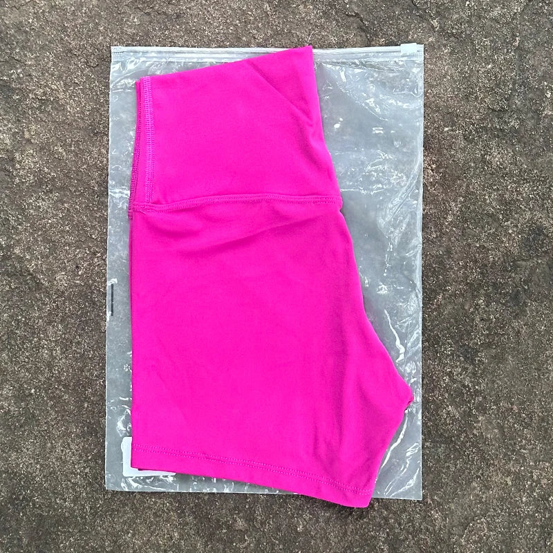 Women High Waist Biker Shorts High Elastic Slim Fit Butt Lift Yoga Shorts For Gym Running Workout Fitness Activewear