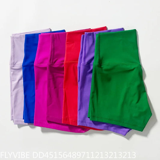 Women High Waist Biker Shorts High Elastic Slim Fit Butt Lift Yoga Shorts For Gym Running Workout Fitness Activewear